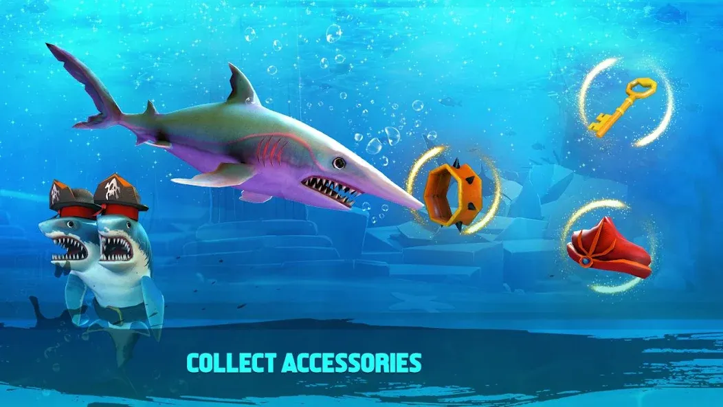 Double Head Shark Attack PVP  [МОД Menu] Screenshot 3