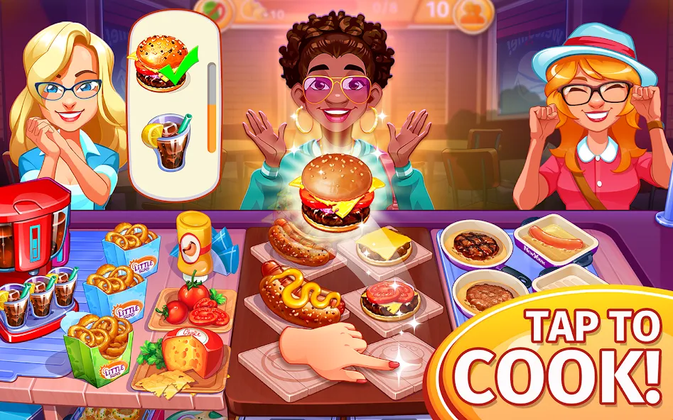 Cooking Craze: Restaurant Game  [МОД Все открыто] Screenshot 1