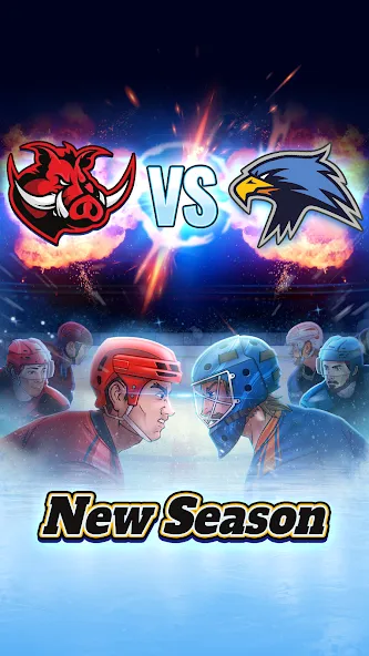 Superstar Hockey (уперстар Хоккей)  [МОД Много монет] Screenshot 1