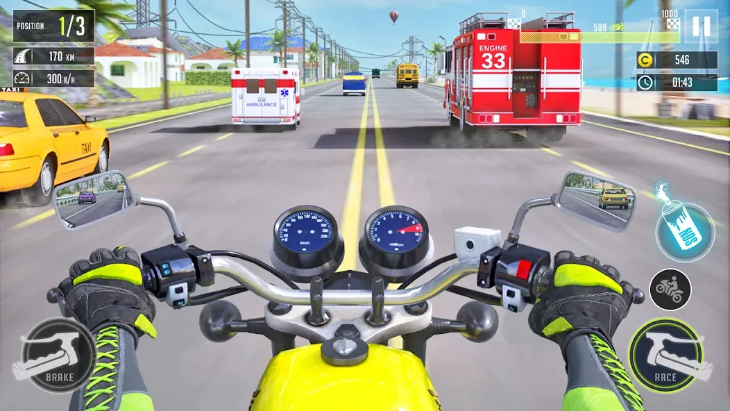 3d Bike Racing Bike Race Games  [МОД Все открыто] Screenshot 2