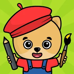 Скачать взломанную Kids Coloring & Drawing Games  [МОД Unlimited Money] - стабильная версия apk на Андроид