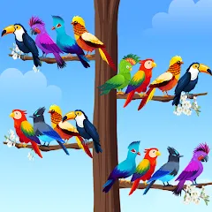 Скачать взлом Bird Sort - Color Puzzle  [МОД Unlocked] - стабильная версия apk на Андроид