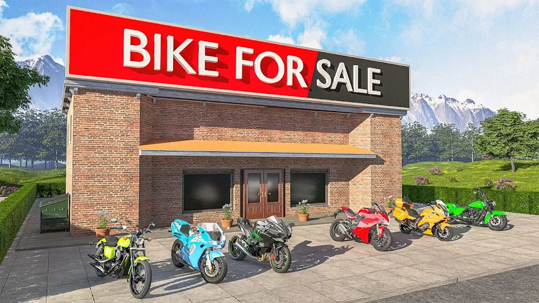 Motorcycle Dealer Bike Games  [МОД Unlimited Money] Screenshot 1