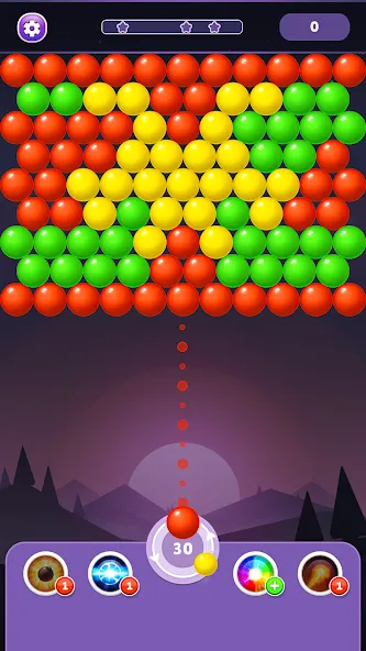 Bubble Shooter Rainbow  [МОД Много монет] Screenshot 5