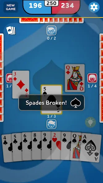 Spades - Card Game (Спейдс)  [МОД Mega Pack] Screenshot 5