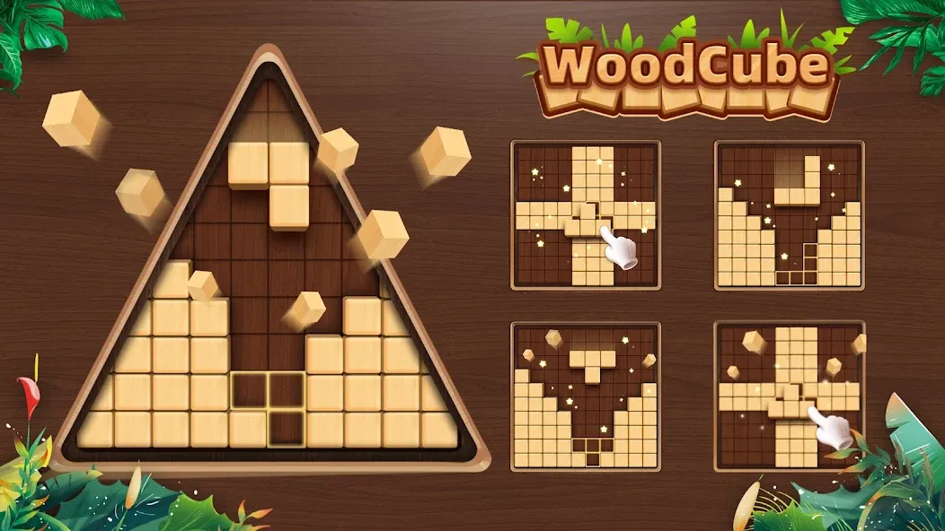 WoodCube - Woody Puzzle (ВудКуб)  [МОД Menu] Screenshot 1