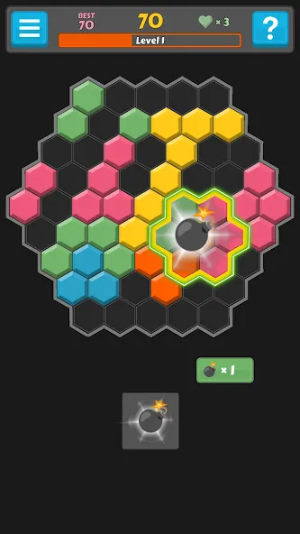 Block Buster - Hex and Square  [МОД Menu] Screenshot 4