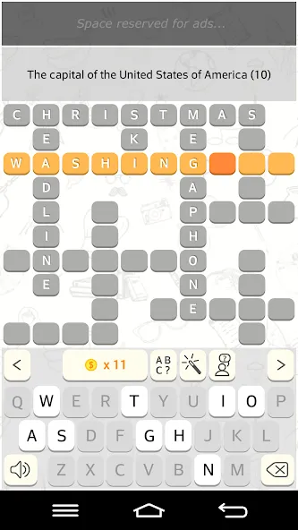 CrossWords 10 (Кроссворды 10)  [МОД Много денег] Screenshot 3