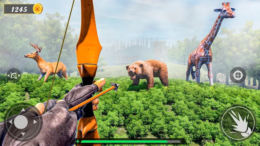 Animal Archery Hunting Games  [МОД Меню] Screenshot 3