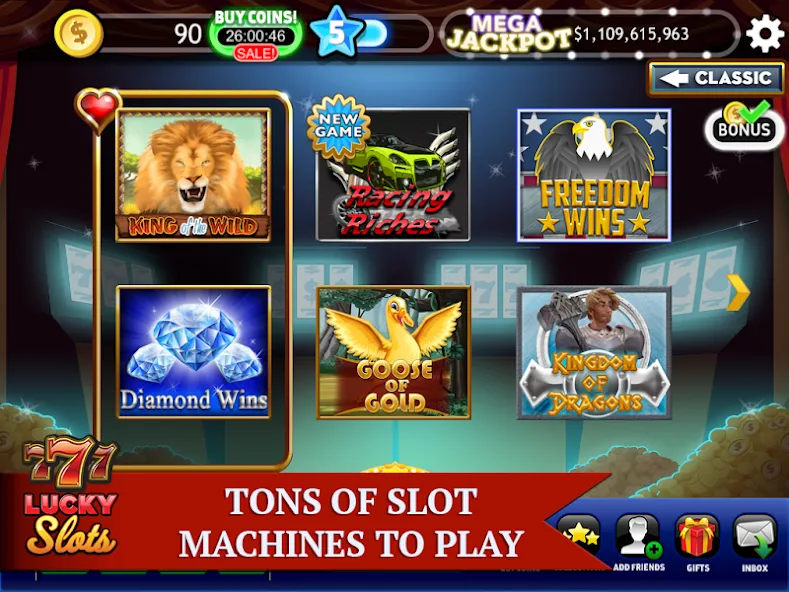 Lucky Slots (Лаки Слотс)  [МОД Menu] Screenshot 1