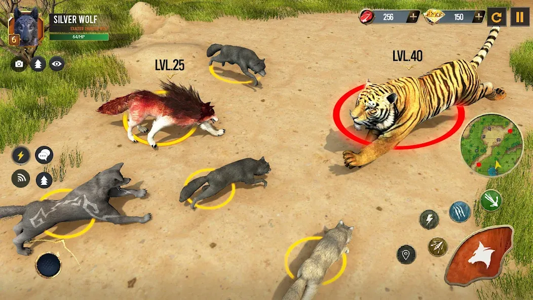 Wild Wolf Simulator Wolf Games  [МОД Unlocked] Screenshot 4