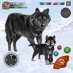 Скачать взлом Wild Wolf Simulator Wolf Games  [МОД Unlocked] - последняя версия apk на Андроид