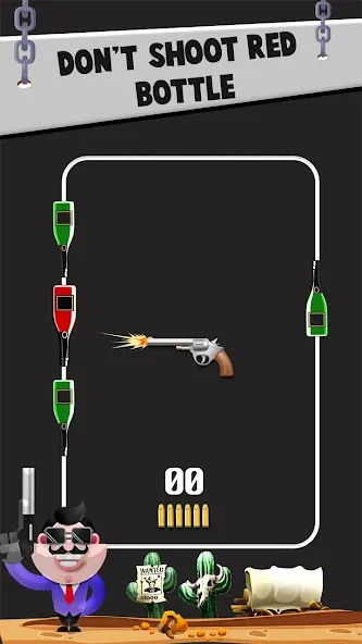 Bottle Shooting VS Gun  [МОД Много денег] Screenshot 2