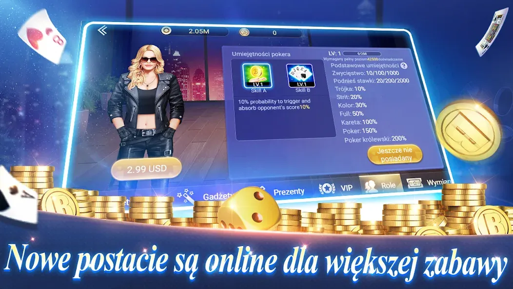 Texas Poker Polski  (Boyaa) (Техасский Покер Польский)  [МОД Бесконечные деньги] Screenshot 1