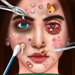 Взломанная ASMR Doctor Makeup Salon games (АСМР)  [МОД Бесконечные деньги] - стабильная версия apk на Андроид