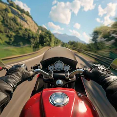 Скачать взломанную Moto Bike Race 3D Motorcycles  [МОД Mega Pack] - последняя версия apk на Андроид