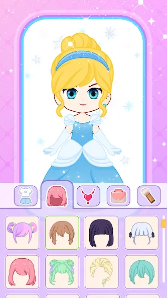 Doll Dress Up: Makeup Games (Долл Дресс Ап)  [МОД Unlimited Money] Screenshot 4