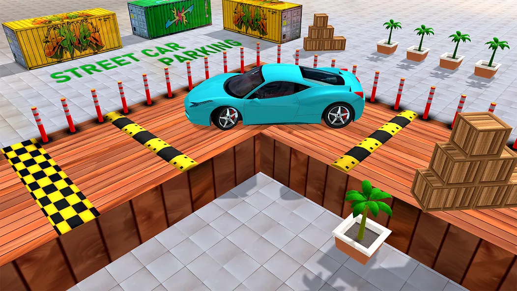 Street Car Parking: Car Games  [МОД Все открыто] Screenshot 4