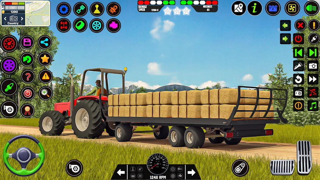 Indian Tractor Game Farming 3D  [МОД Много монет] Screenshot 4