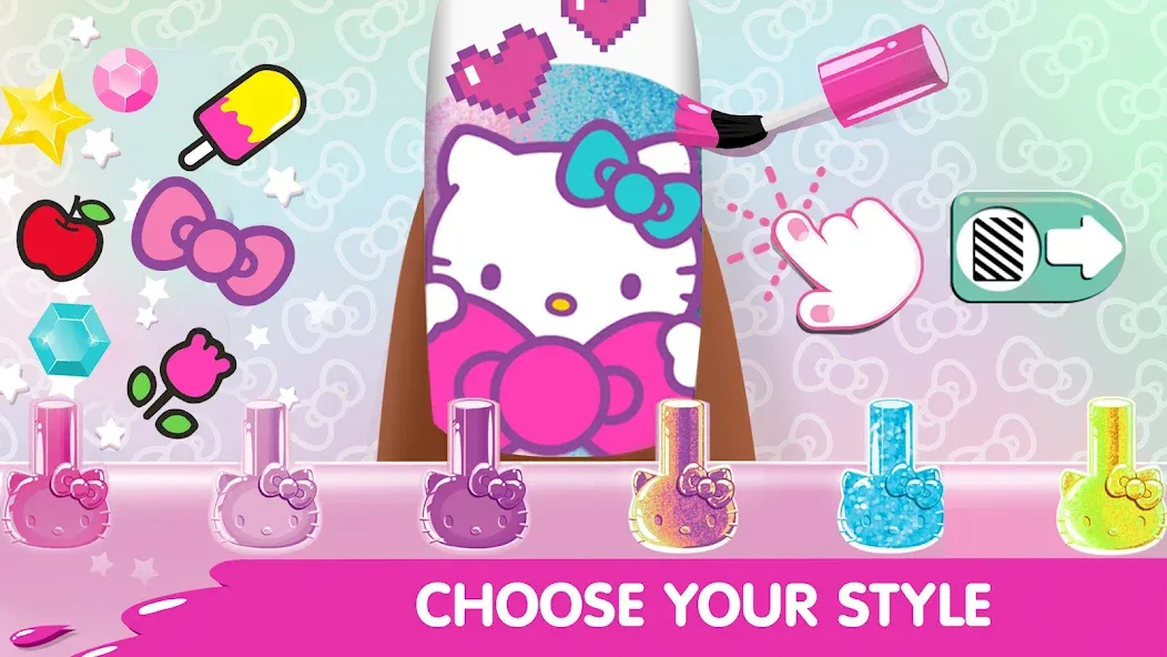 Hello Kitty Nail Salon  [МОД Бесконечные деньги] Screenshot 2