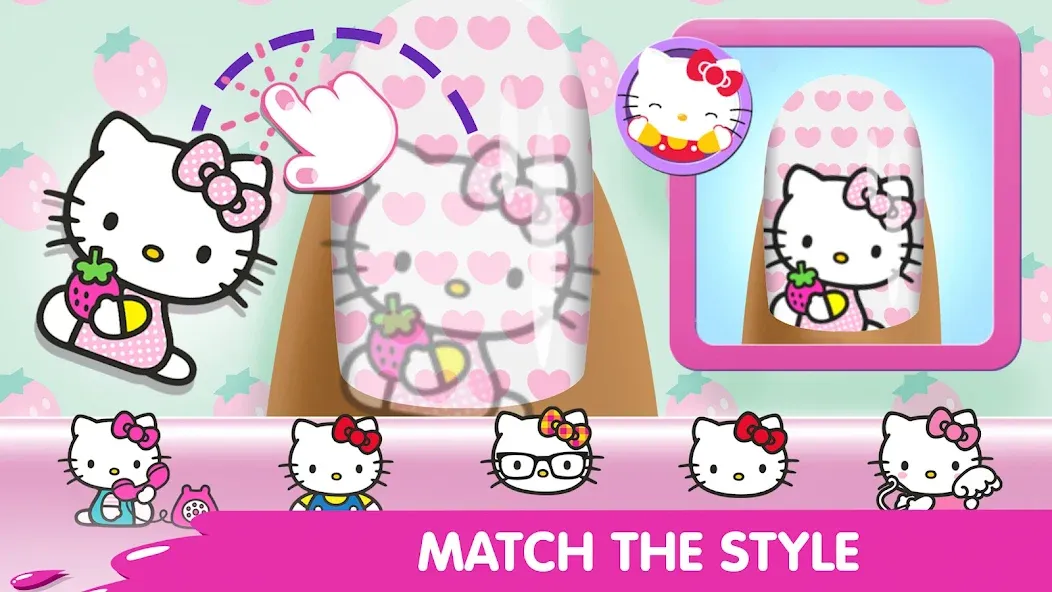 Hello Kitty Nail Salon  [МОД Бесконечные деньги] Screenshot 3