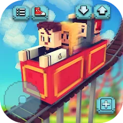 Взлом Theme Park Craft: Build & Ride  [МОД Menu] - последняя версия apk на Андроид