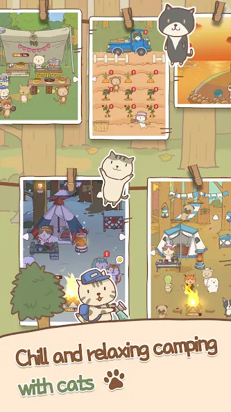 Animal Camping: Idle Camp (Анимал Кемпинг)  [МОД Menu] Screenshot 1