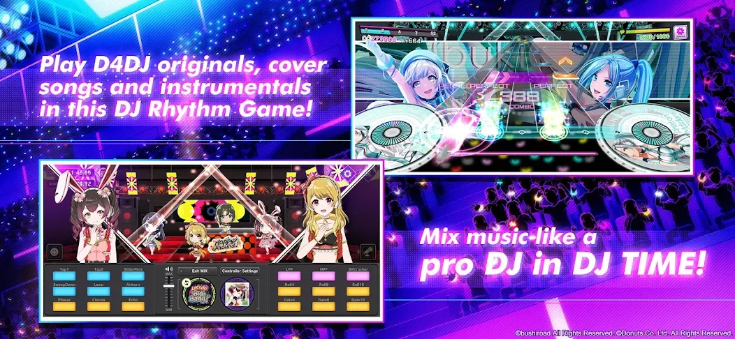 D4DJ Groovy Mix (ДидиФо Джей Груви Микс)  [МОД Unlocked] Screenshot 2