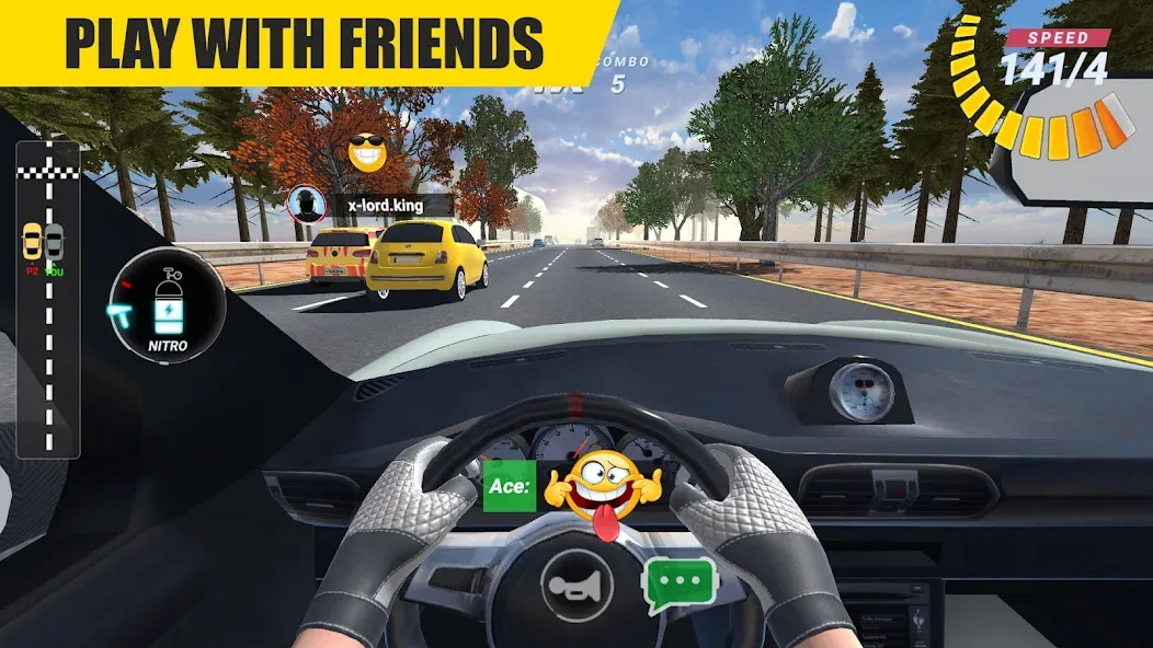 Racing Online:Car Driving Game  [МОД Меню] Screenshot 2