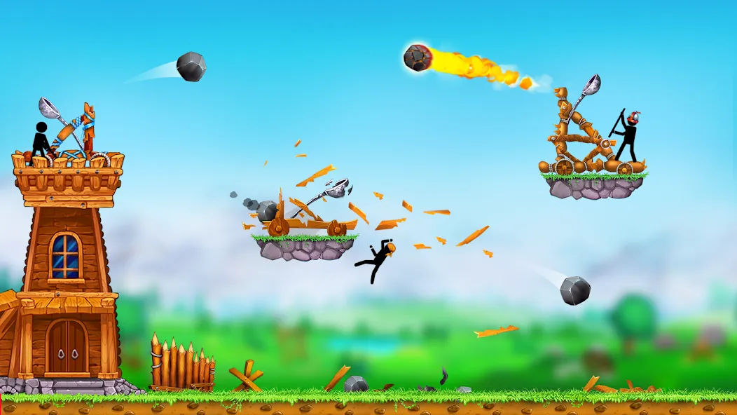 The Catapult 2 : bone masters  [МОД Бесконечные монеты] Screenshot 1