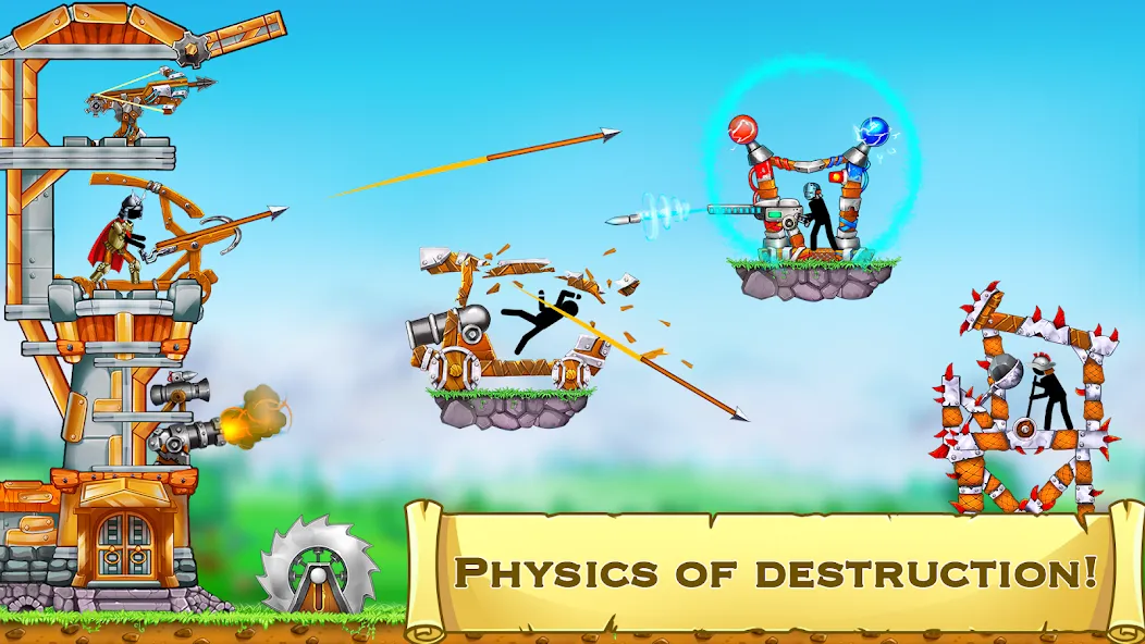 The Catapult 2 : bone masters  [МОД Бесконечные монеты] Screenshot 5