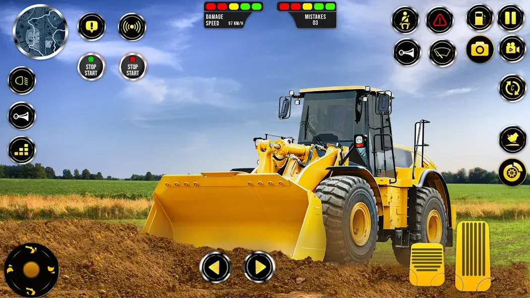 Construction Machine Real JCB  [МОД Menu] Screenshot 2