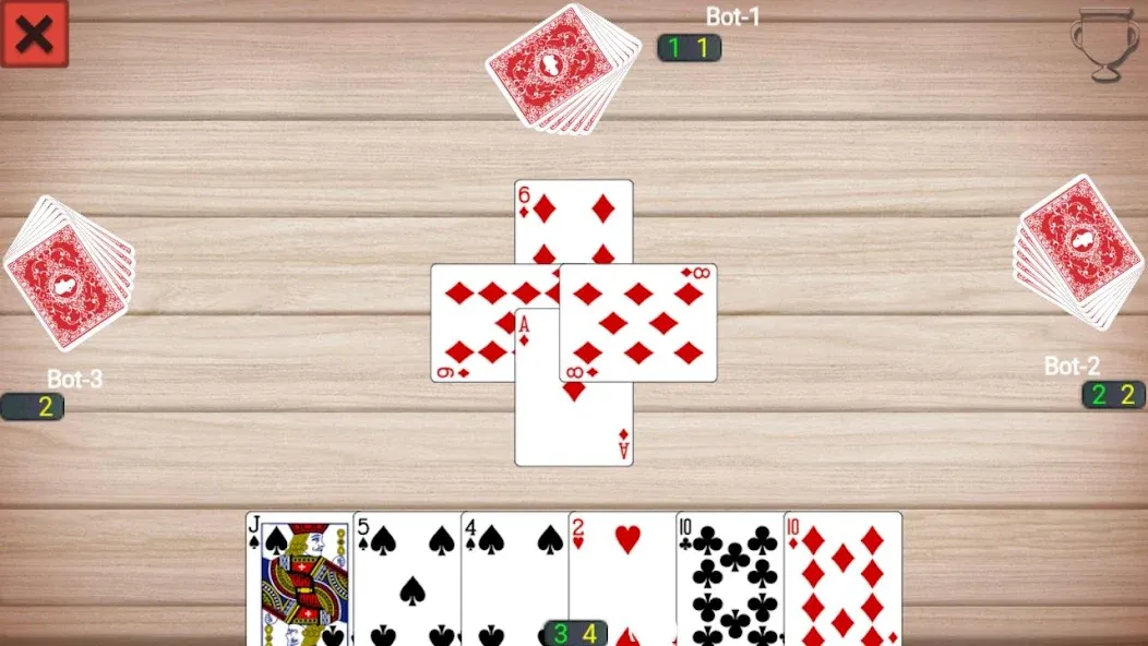 Callbreak Master - Card Game (Коллбрейк Мастер)  [МОД Много денег] Screenshot 4