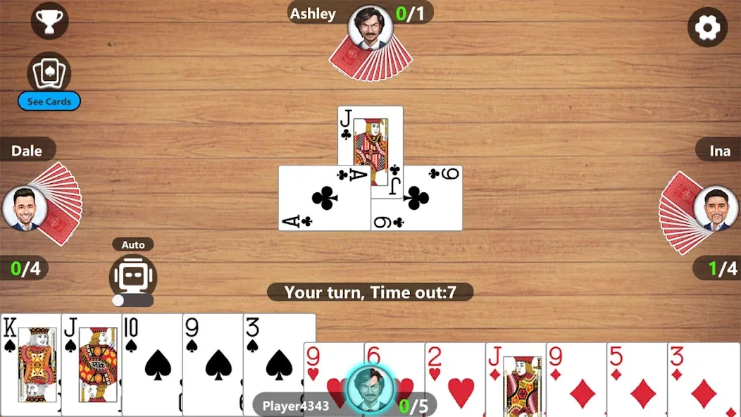 Callbreak Master 3 - Card Game  [МОД Бесконечные монеты] Screenshot 3