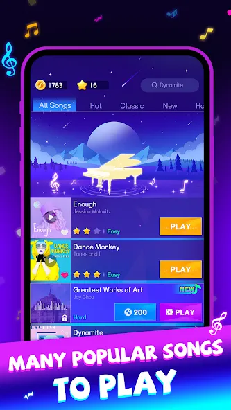 Beat Piano Dance:music game (Маджик Пиано Тайлз)  [МОД Menu] Screenshot 5