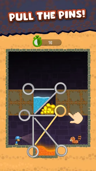 Mine Rescue: Gold Mining Games (Майн Рескью)  [МОД Mega Pack] Screenshot 2