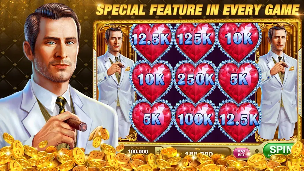 Slots Rush: Vegas Casino Slots (Слотс Раш)  [МОД Unlocked] Screenshot 1