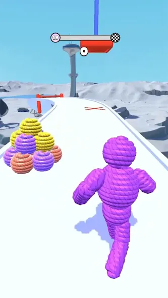 Rope-Man Run (Трос)  [МОД Все открыто] Screenshot 1