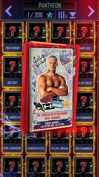 WWE SuperCard - Battle Cards (ВВЕ СуперКард)  [МОД Бесконечные деньги] Screenshot 3