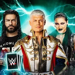 Взлом WWE SuperCard - Battle Cards (ВВЕ СуперКард)  [МОД Бесконечные деньги] - последняя версия apk на Андроид