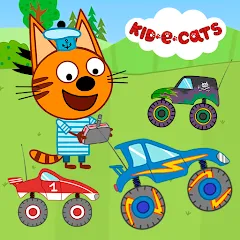 Скачать взломанную Kid-E-Cats: Kids Monster Truck  [МОД Все открыто] - полная версия apk на Андроид