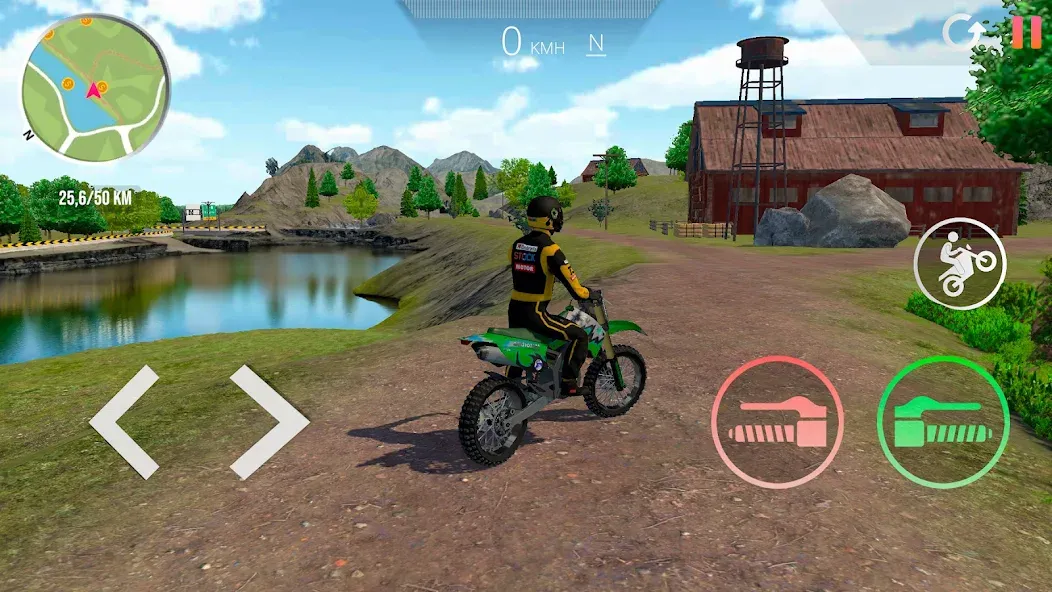 Motorcycle Real Simulator (Мотоцикл Реальный Симулятор)  [МОД Unlimited Money] Screenshot 3