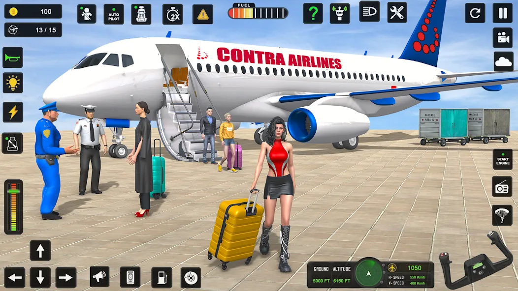 City Pilot Cargo Plane Games (Сити Пилот Карго Плейн Геймс)  [МОД Unlocked] Screenshot 1