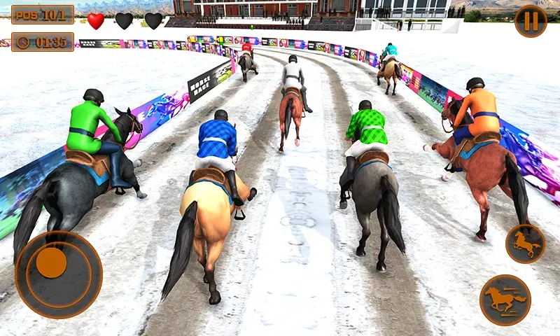 Mounted Horse Racing Games  [МОД Меню] Screenshot 3