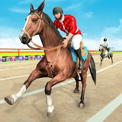 Скачать взлом Mounted Horse Racing Games  [МОД Меню] - полная версия apk на Андроид