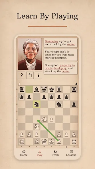 Learn Chess with Dr. Wolf  [МОД Unlocked] Screenshot 3