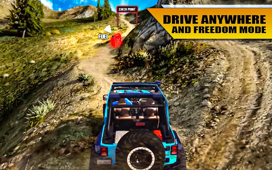 Off Road Jeep Drive Simulator  [МОД Много монет] Screenshot 1