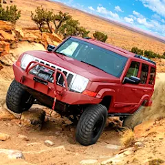 Скачать взломанную Off Road Jeep Drive Simulator  [МОД Много монет] - последняя версия apk на Андроид