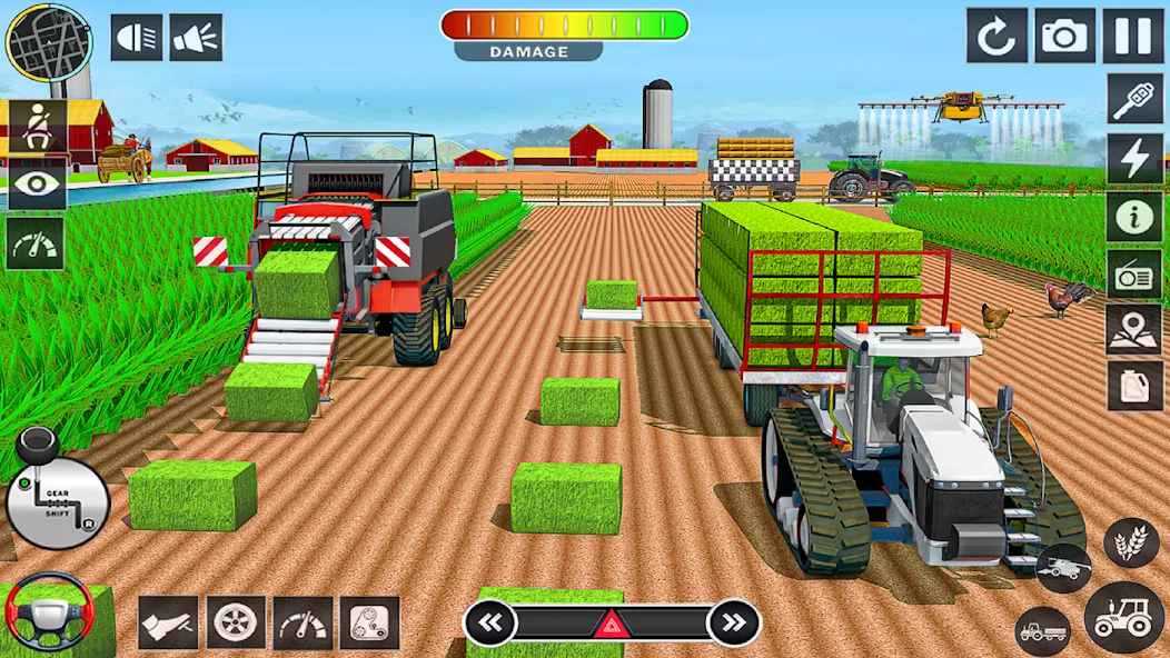 Big Tractor Farming Simulator (Биг Трактор Фарминг Симулятор)  [МОД Бесконечные монеты] Screenshot 5