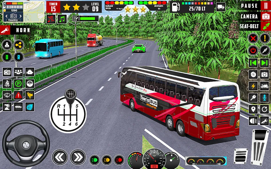 City Bus Simulator 3D Bus Game (Симулятор городского автобуса 3D  игра   )  [МОД Unlimited Money] Screenshot 1